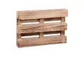 Produktbild: UNUS GARDEN Blumenkasten Paletten Pflanzkasten 3 Reihen (1 St), Pflanzkasten Deko Pflanzgefäß Kräutergarten Wanddekoration aus Holz