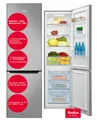 Produktbild: Amica Kühl-Gefrierkombination Kühlschrank Silber 262L Gefrierschrank