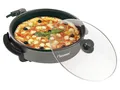 Produktbild: BESTRON Elektrische Partypfanne XL, AHP1500Z, Glasdeckel, Ø32cm, 1500W