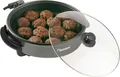 Produktbild: Bestron Elektrische Partypfanne, XL-Multifunktionspfanne Ø32cm mit Glasdeckel