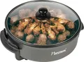 Produktbild: Bestron AHP1500Z Partypfanne 32cm 1500W Glasdeckel Antihaft Snackpfanne