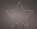 Produktbild: Lumineo LED Stern Gartenstecker 110 LED warm weiß, Indoor/Outdoor