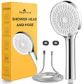 Produktbild: Duschkopf Wassersparend mit Schlauch 2M wassersparender Duschkopf mit 5 Strah...