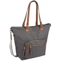 Produktbild: Camel Active Damen Schultertasche/ Shopper BARI Grau Textil-Kunstleder-Mix- - Grau