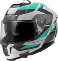 Produktbild: LS2 FF808 Stream II Road Helm, türkis matt/weiß/grau, XL (61/62)