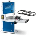 Produktbild: Scheppach Bandsäge HBS30 inkl. 3 Sägebänder | 230V 350 Watt | Durchlasshöhe: 80 mm | Durchlassbreite: 200 mm | schwenkbarer Tisch von 0° bis 45°