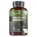 Produktbild: Weihrauch Kapseln - 2000mg Boswellia Pulver je Kapsel - 6 Monate Vorrat - 400mg Weihrauch Extrakt - 85% Boswelliasäuren - 180 vegane Kapseln - Indischer Weihrauchkapseln - WeightWorld