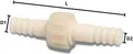 Produktbild: Schlauchverbinder Kunststoff 3/3 Kupplung Tülle 13 mm