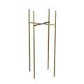 Produktbild: Mica Pflanzenständer Scott gold, 18,5 x 18,5 x 55 cm  Deko-Accessoires