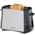 Produktbild: Cloer 3419 Toaster für 2 Toastscheiben schwarz, Integrierter Brötchenaufsatz