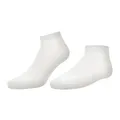 Produktbild: TOM FYFE Premium Merino Sneaker Socken Weiss / 42-44/1 Paar aus Merinowolle – geruchshemmend, feuchtigkeitsregulierend – Made in Europe