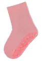 Produktbild: Sterntaler Fli Fli SOFT uni - Mädchen Fliesen Flitzer einfarbig - warme Stoppersocken Baby mit Innenfrottee - elastische Baby und Kinder Strümpfe mit Anti-Rutsch-Sohle, mattrosa, Größe 24
