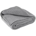 Produktbild: wometo Strickdecke, Grau, Textil, 140x190 cm, Oeko-Tex®, Wohntextilien, Decken, Kuscheldecken