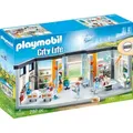 Produktbild: PLAYMOBIL Krankenhaus mit Einrichtung 70191- 297 Teile - Hospital mit 4 Figuren - für Kinder ab 4 Jahren - Beige