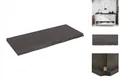 Produktbild: Waschtischplatte Dunkelgrau 140x60x6 Cm Massivholz Behandelt