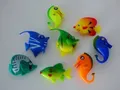 Produktbild: Aqua-Parts Dekofigur 1051 Wassersäulen Zubehör Fische + 3 x Seepferdchen Dekofiguren, Bunte Deko Fische und Seepferdchen