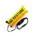 Produktbild: RESTUBE Beach – Aufblasbare Boje mit Notfallpfeife – Für sicheres Schwimmen mit Familie & Kindern – Ultraleicht & kompakt – Ideal für Strand, Urlaub, Freiwasser – Unisex Sicherheitsboje