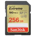 Produktbild: SanDisk SDXC Extreme V30 UHS-I U3, Class 10 Speicherkarte  256 GB 180MB/s