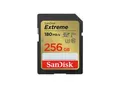Produktbild: SanDisk SDXC Extreme 256GB (180/130 MB/s R/W) + 1 Jahr RescuePRO Deluxe Speicherkarte