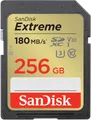 Produktbild: SanDisk 256GB Extreme SDXC Speicherkarte, 180MB/s & 130MB/s Lese/Schreibgeschwindigkeit, UHS-I, Class 10, U3, V30