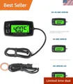 Produktbild: Digital LCD Motortemperaturanzeige, Übertemperaturwarnung, grüne Hintergrundb...