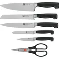 Produktbild: Zwilling Vier Sterne Messerblock 7-tlg. grau