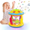 Produktbild: Baby Spielzeug Mädchen Junge Drehender Projektor 12 18 Monate mit Musik/Licht Kinderspielzeug ab 1 2 jahr Kinder Babyspielzeug Geschenk Frühes Lernen für Kleinkind