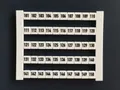Produktbild: Weidmüller DEK5 FW 101-150 Klemmenmarkierung 5x5mm, Zahlen 101-150