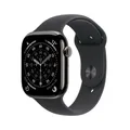 Produktbild: Apple Watch 11 42mm GPS+5G Titan Sport M/L schiefer/schwarz