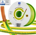 Produktbild: hb-digital 100m PVC Aderleitung H07V-K Erdungskabel 16mm2 Erdungsleitung flexibel für PV Anlagen grün-gelb
