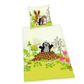 Produktbild: DER KLEINE MAULWURF Bettwäsche-Set, Wendemotiv, Bettbezug 135 x 200 cm, Kopfk...