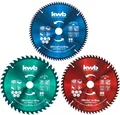 Produktbild: kwb Kreissägeblattsatz 3t 250x30mm 589399