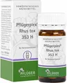 Produktbild: PFLÜGERPLEX Rhus tox.353 H Tabletten 100 St.