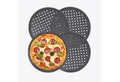 Produktbild: Morleos Pizzablech 4x Pizzableche Ø 32 cm rund, gelochtes Pizzabackblech, (4-St)