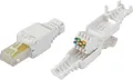 Produktbild: TRU COMPONENTS 93014c935 RJ45-Stecker, werkzeuglos Stecker, gerade Natur 1St.