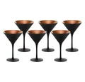 Produktbild: Stölzle Cocktailglas Stölzle Lausitz Elements Cocktail Schwarz-Bronze (6er Set), Glas