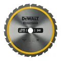 Produktbild: DeWalt Bau-Kreissägeblatt für Stationärsägen/Kreissägenblatt (315/30 mm 24WZ, für schnelle Schnitte) DT1961