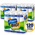 Produktbild: Almusso BIG 120 Rollen Toilettenpapier 3-lagig 100% Zellulose 12600 Blatt