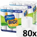 Produktbild: ALMUSSO 80 ROLLEN, 3-lagiges Toilettenpapier, Klopapier, WC-Papier 11,5 m 2x40