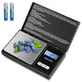 Produktbild: Taschenwaage,1kgx 0.1g Digitale Taschenwaage,Präzisions Mini Küchenwaage, Digitalwaage Feinwaage Goldwaage Münzwaage, Multifunktion für Küche, Schmuck, Kräuter, Tee, Hefe, Kaffee