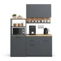 Produktbild: Vicco Küchenzeile Egbert, Anthrazit, 160 cm