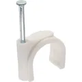 Produktbild: InLine Kabelschelle 10mm rund - weiß - 100stk. # 44021B