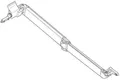 Produktbild: Dometic Gelenkarm links für PW1000 / PW1500, Markisenlänge 3,5-6m, Auszug 2,75m