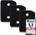 Produktbild: 3er Set Filter passend für Miele 9164761 Trockner Wärmepumpentrockner Schwammfilter Filtermatte Sockelfilter Fusselfilter Schaumstoff Schaumfilter