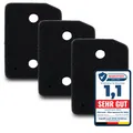 Produktbild: 3er Set Filter passend für Miele T1 9164761 Trockner Wärmepumpentrockner Fein...