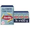 Produktbild: Barilla Pasta Nudeln Glutenfreie Penne Rigate aus köstlichem Mais und Reis – perfekt für Menschen mit Zöliakie oder Glutenunverträglichkeit, (14 x 400 g)