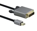 Produktbild: Helos Connection Cable Mini DisplayPort Male/DVI Male Premium 1.0 m Black