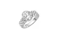 Produktbild: Zeeme Fingerring 925/- Sterling Silber rhodiniert Zirkonia