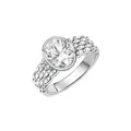 Produktbild: Zeeme Silber Ring 925/- Sterling Silber rhodiniert Zirkonia