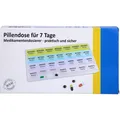 Produktbild: PILLENDOSE 7 Tage+4 Fächer je Tag Kunststoff 1 St.